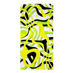 Ribbon Chaos Yellow Shower Curtain 36  X 72  (stall)  by ImpressiveMoments
