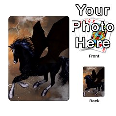 Awesome Dark Unicorn With Clouds Multi-purpose Cards (rectangle)  by FantasyWorld7