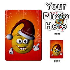 Cute Funny Christmas Smiley With Christmas Tree Multi-purpose Cards (rectangle)  by FantasyWorld7