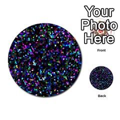 Glitter 1 Multi-purpose Cards (round)  by MedusArt