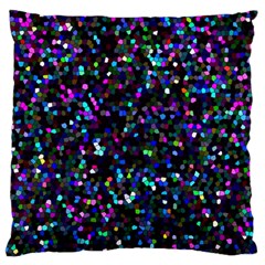 Glitter 1 Large Flano Cushion Cases (two Sides)  by MedusArt