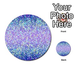 Glitter 2 Multi-purpose Cards (round)  by MedusArt
