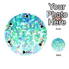 Mosaic Sparkley 1 Playing Cards 54 (round)  by MedusArt