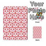 Chic Pretzel Illustrations Pattern Multi-purpose Cards (Rectangle)  Back 6