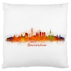 Barcelona City Art Standard Flano Cushion Cases (one Side)  by hqphoto