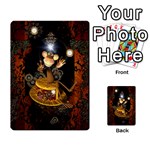 Steampunk, Funny Monkey With Clocks And Gears Multi-purpose Cards (Rectangle)  Back 29