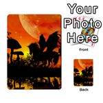 Beautiful Unicorn Silhouette In The Sunset Multi-purpose Cards (Rectangle)  Front 1