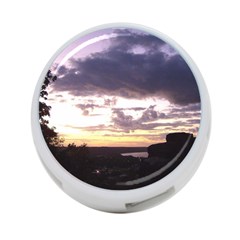  Sunset Over The Valley 4-port Usb Hub (one Side) by canvasngiftshop