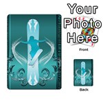Snowboarder With Snowboard Multi-purpose Cards (Rectangle)  Front 53