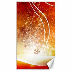 Wonderful Christmas Design With Snowflakes  Canvas 40  X 72   by FantasyWorld7