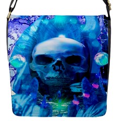 Skull Worship Flap Messenger Bag (s) by icarusismartdesigns