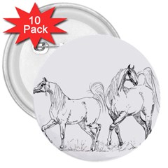 Logosquare 3  Buttons (10 Pack)  by TwoFriendsGallery
