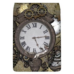 Steampunk, Awesome Clocks With Gears, Can You See The Cute Gescko Flap Covers (l)  by FantasyWorld7
