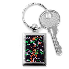 Broken Pieces Key Chain (rectangle) by LalyLauraFLM