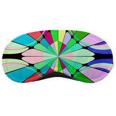 Distorted Flower Sleeping Mask by LalyLauraFLM