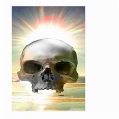 Skull Sunset Large Garden Flag (two Sides) by icarusismartdesigns