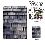 WEATHERED SHINGLE Multi-purpose Cards (Rectangle)  Back 7