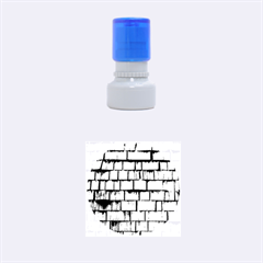 Weathered Shingle Rubber Round Stamps (small) by trendistuff