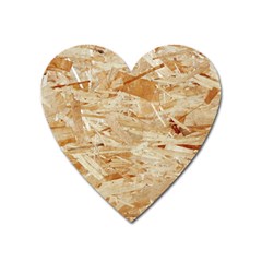 Osb Plywood Heart Magnet by trendistuff