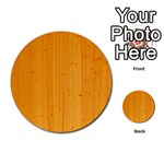 HONEY MAPLE Multi-purpose Cards (Round)  Back 5