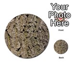 GREY TREE BARK Multi-purpose Cards (Round)  Back 2
