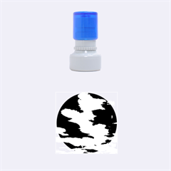 Storm Clouds 1 Rubber Round Stamps (small) by trendistuff