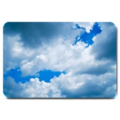 Cumulus Clouds Large Doormat  by trendistuff