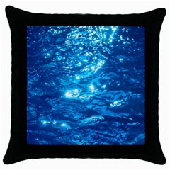 Light On Water Throw Pillow Cases (black) by trendistuff