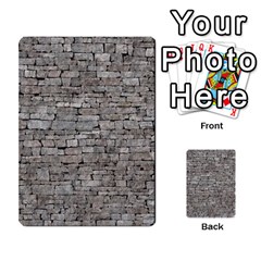 Stone Wall Grey Multi-purpose Cards (rectangle)  by trendistuff