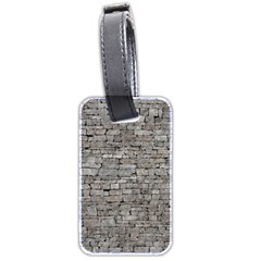 Stone Wall Grey Luggage Tags (two Sides) by trendistuff