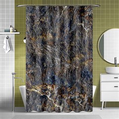 Rusty Stone Shower Curtain 48  X 72  (small)  by trendistuff