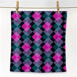 Argyle variation Face Towel Front