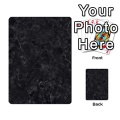 Black Marble Multi-purpose Cards (rectangle)  by trendistuff