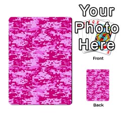 Camo Digital Pink Multi-purpose Cards (rectangle)  by trendistuff