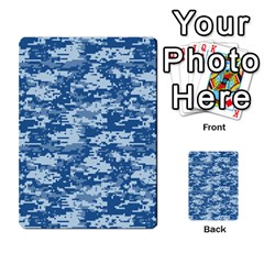 Camo Digital Navy Multi-purpose Cards (rectangle)  by trendistuff