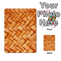 Woven Straw Multi-purpose Cards (rectangle)  by trendistuff