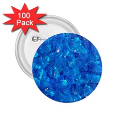Turquoise Glass 2 25  Buttons (100 Pack)  by trendistuff