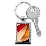 PRETTY ABSTRACT ART Key Chains (Rectangle)  Front
