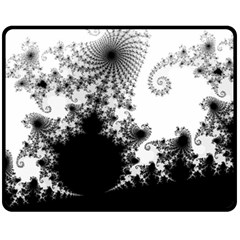 Fractal Fleece Blanket (medium)  by trendistuff