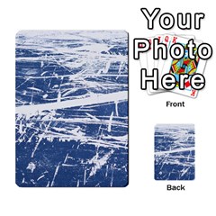 Blue And White Art Multi-purpose Cards (rectangle)  by trendistuff