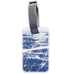 Blue And White Art Luggage Tags (two Sides) by trendistuff