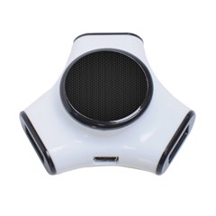 Black Honeycomb 3-port Usb Hub by trendistuff