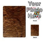 BEAR FUR Multi-purpose Cards (Rectangle)  Front 36