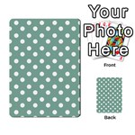 Mint Green Polka Dots Multi-purpose Cards (Rectangle)  Front 20