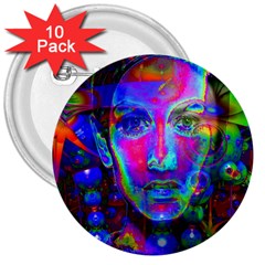 Night Dancer 3  Buttons (10 Pack)  by icarusismartdesigns