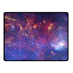 Milky Way Center Fleece Blanket (small) by trendistuff