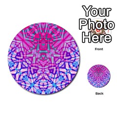 Ethnic Tribal Pattern G327 Multi-purpose Cards (round)  by MedusArt