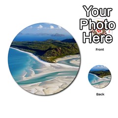 Whitehaven Beach 1 Multi-purpose Cards (round)  by trendistuff