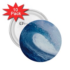 Ocean Wave 2 2 25  Buttons (10 Pack)  by trendistuff