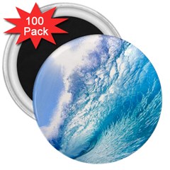 Ocean Wave 1 3  Magnets (100 Pack) by trendistuff
